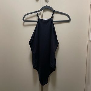 ZARA womens size medium black bodysuit